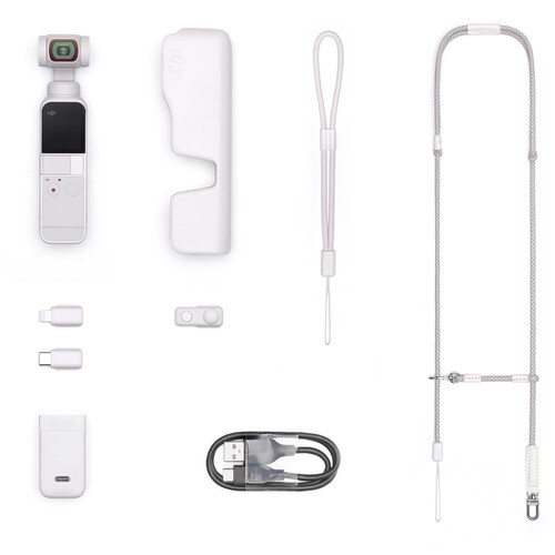 Máy quay hành động DJI Pocket 2 Exclusive Combo màu Sunset White - Hàng chính hãng bảo hành 12 tháng