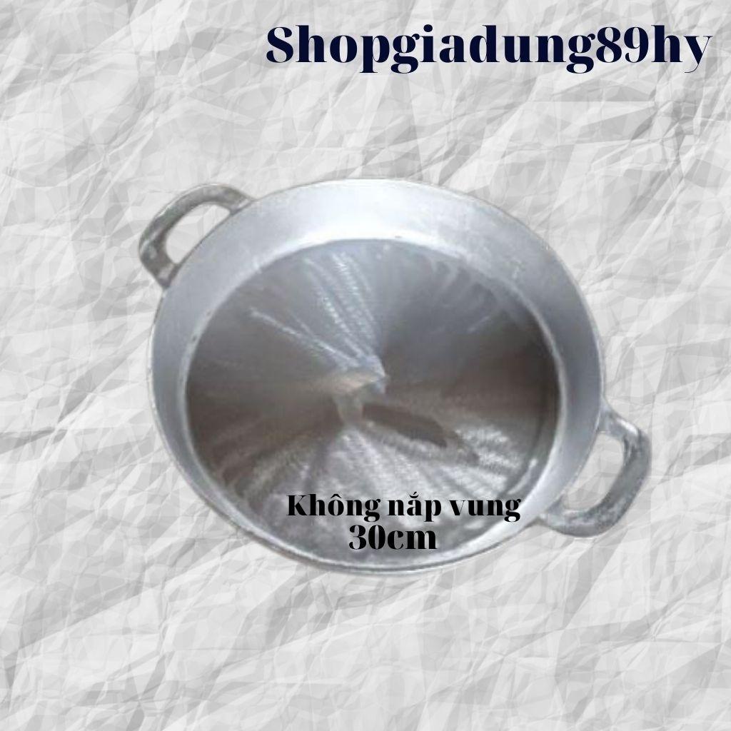 Chảo gang đúc làm bánh mỳ chảo, nướng thịt, size to đáy trơn