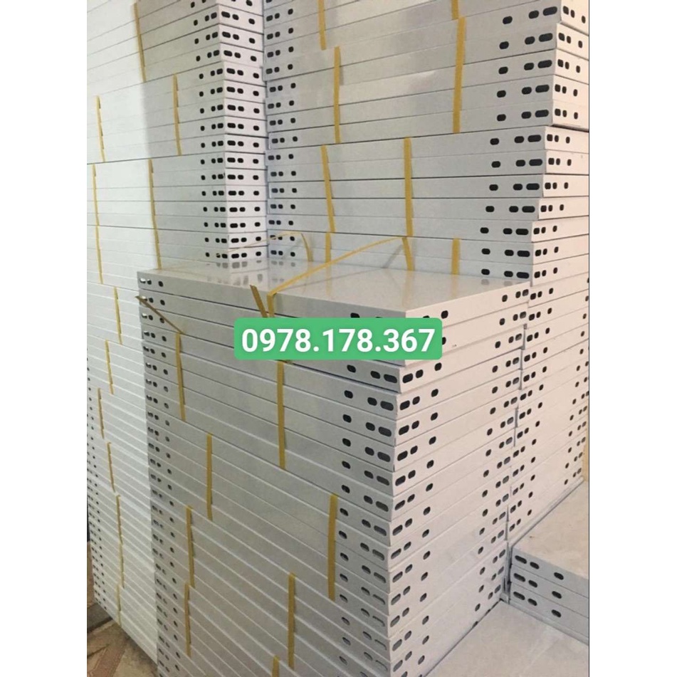 Mâm sàn lắp ráp kệ sắt V lỗ đa năng - Dài 80 x rộng 30 nhiều màu
