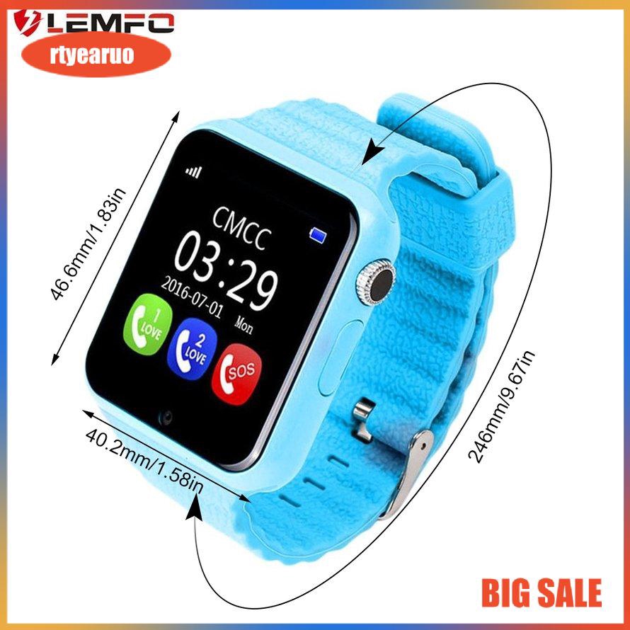 【199k0207】LEMFO V7K Children Smart Watch Safety Monitor Location Tracker Waterproof