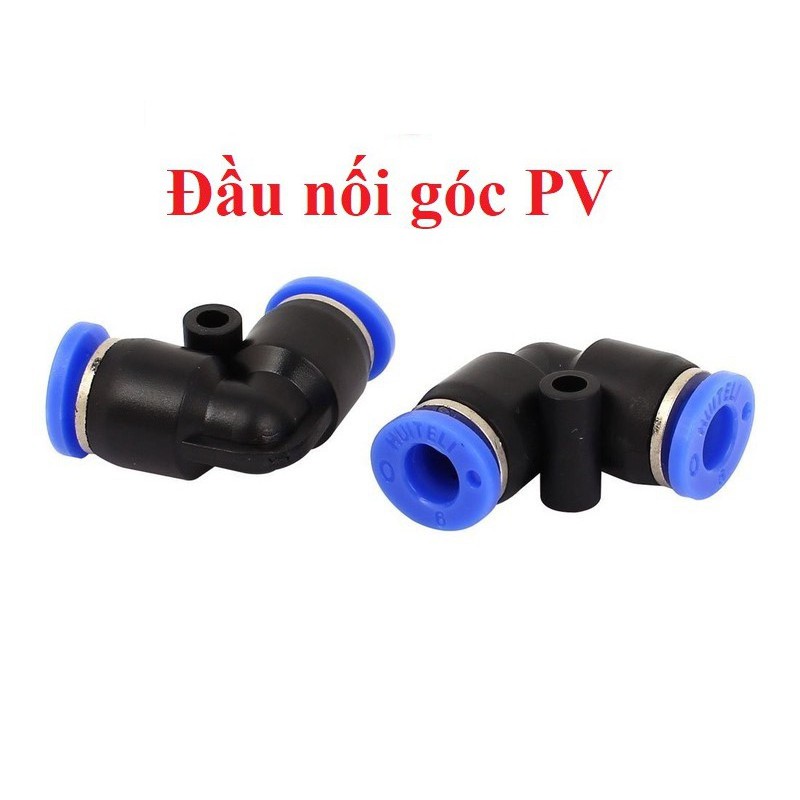 [Đơn tối thiểu 30k] Đầu nối nhanh PV, góc nối nhanh khí nén, phun sương