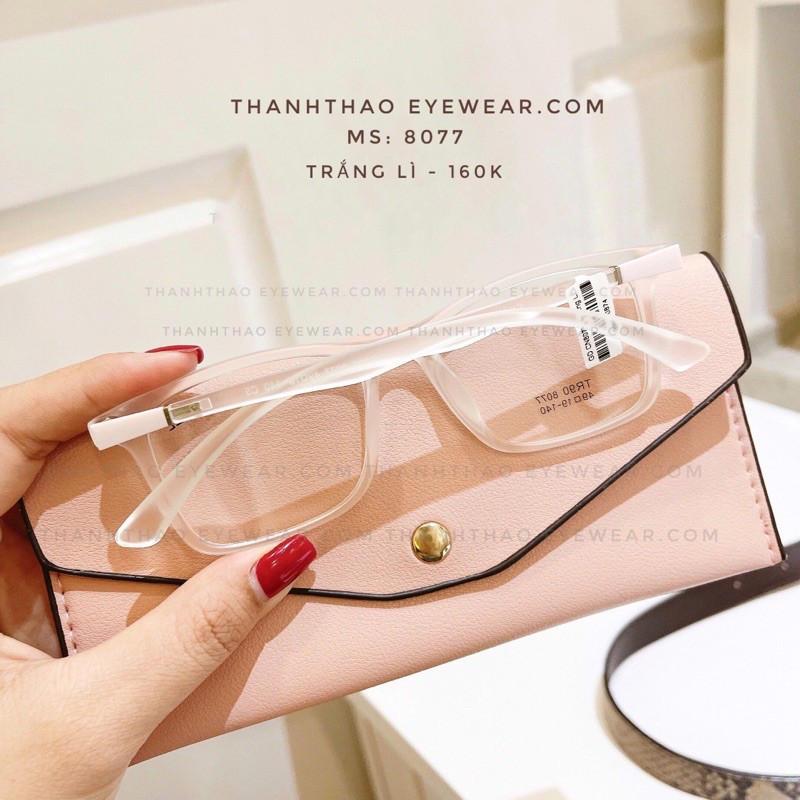 Gọng Kính Cận Vuông Nam Nữ Nhựa Dẻo V8077- THANHTHAO EYEWEAR | BigBuy360 - bigbuy360.vn