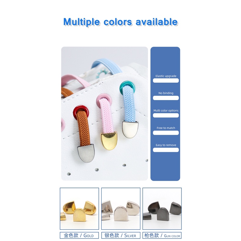 1 Cặp Dây Giày Không Cần Buộc Bằng Vải Dệt Co Giãn Phù Hợp Cho Tất Cả Trẻ Em Và Người Lớn