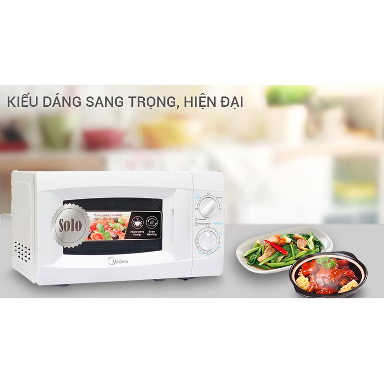 Lò vi sóng Midea 20 lít MMO-20KE1 (Mới 100% - Bảo hánh 12 tháng chính hãng)