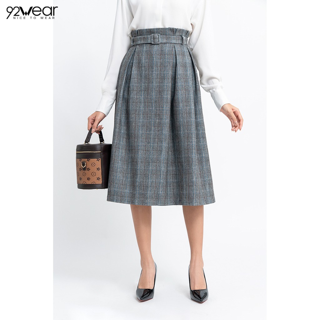 [Mã WABRLOW5 giảm 15% đơn 300K] Chân váy nữ dài xếp ly cạp liền JDW0727 92WEAR | BigBuy360 - bigbuy360.vn