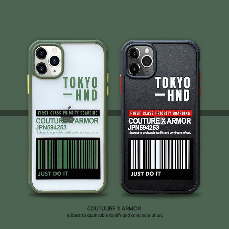 Ốp điện thoại mềm hình Tokyo màu xanh lá/đen cho Iphone 11 Pro MAX i7 i8 Plus XR XS MAX | BigBuy360 - bigbuy360.vn