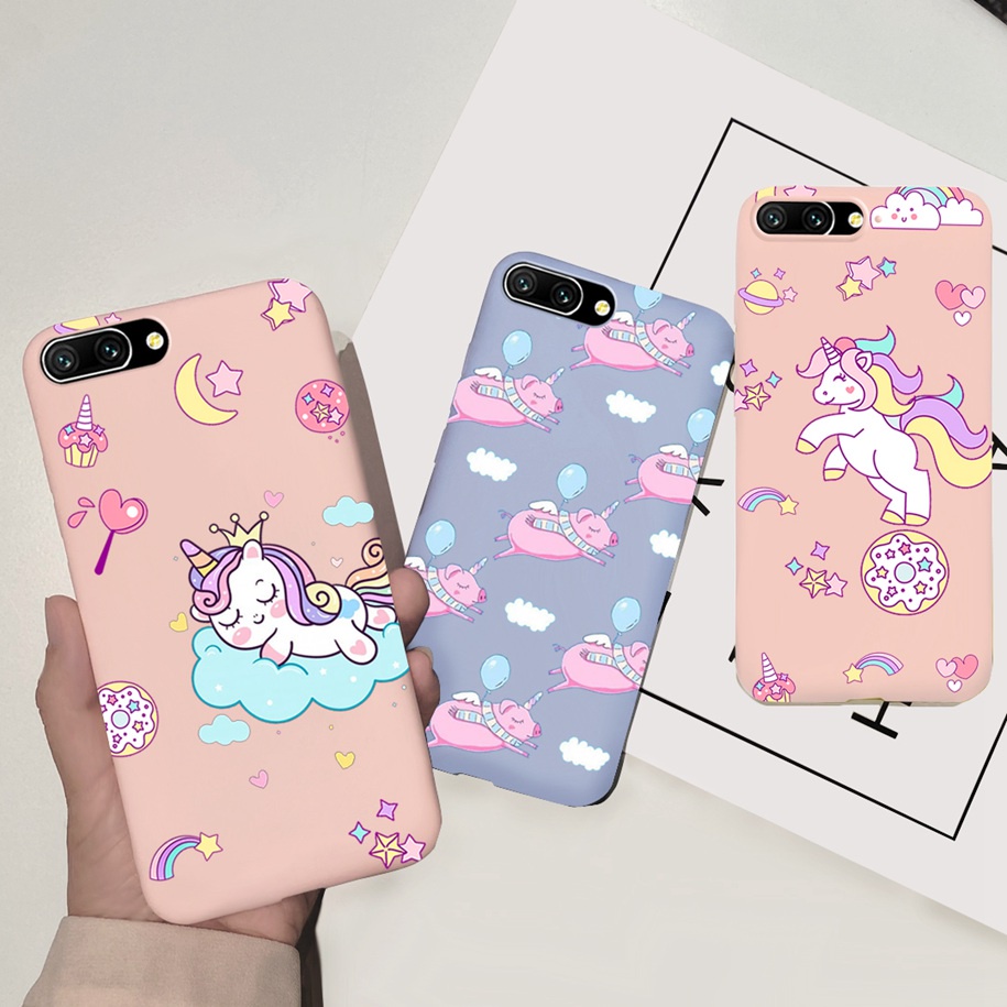 Ốp điện thoại mềm họa tiết hoa cúc hướng dương cho Huawei Honor 10 COL-L29 Honor10 COL-AL10 Vỏ 5.84 inch