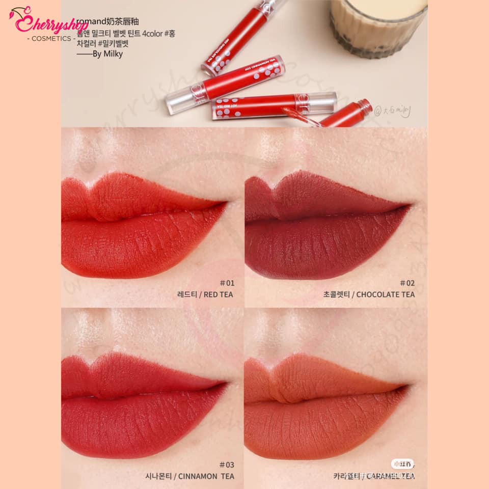 Son kem Romand Milk Tea Velvet Tint | BigBuy360 - bigbuy360.vn