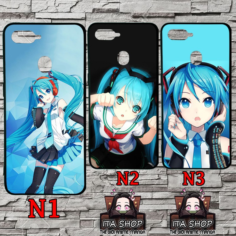 Ốp Anime cho Xiaomi Redmi 7 Note 7 Note 8 Note 8 Pro 9 Note 9 Note 9s Note 9 Pro Note 9c - Ốp lưng Hatsune Miku