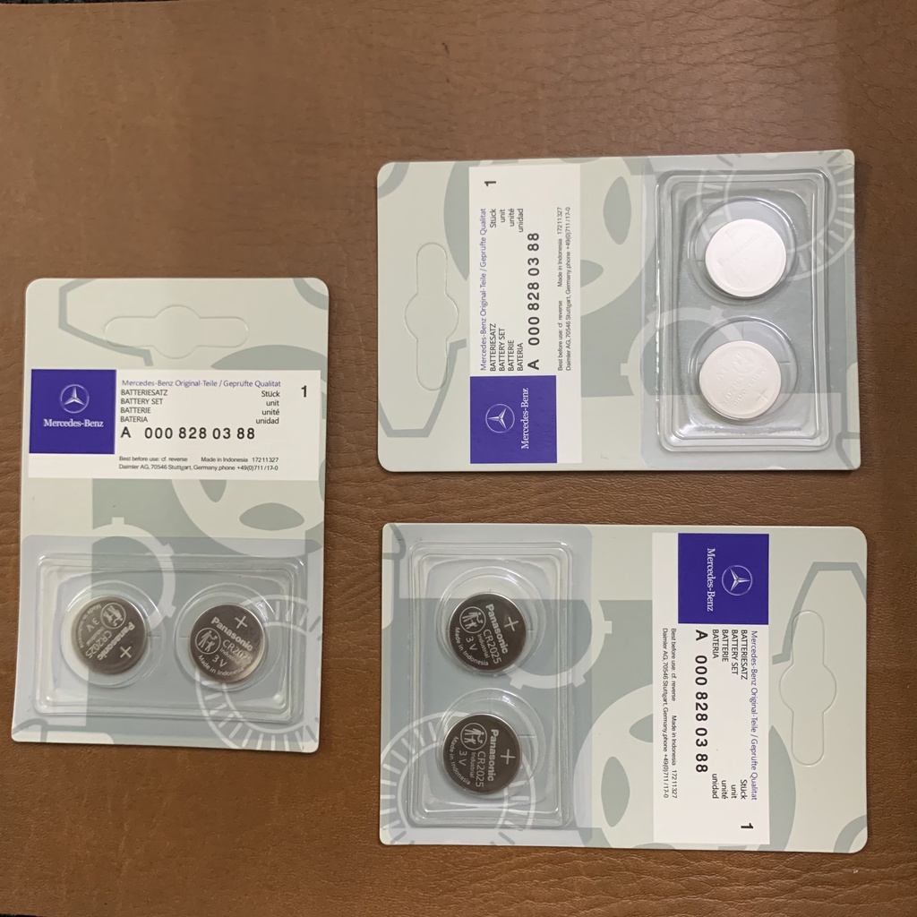 Pin Chìa Khóa Xe Ô Tô Mercedes Benz - Pin Cúc Áo CR2025, CR2032