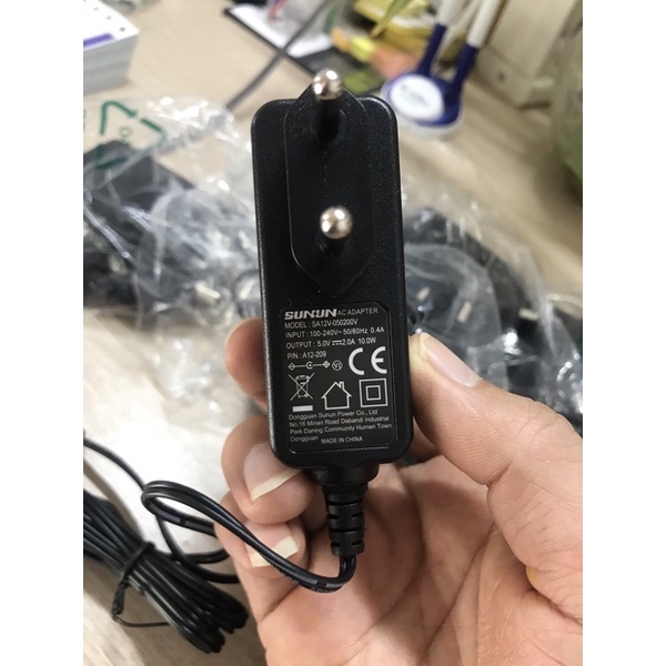 Adapter 12V 1A Chân To và 5V2A Chân Nhỏ  Chính Hãng Dùng Cho Các Dòng Tivibox, Camera, Thiết Bị Mạng