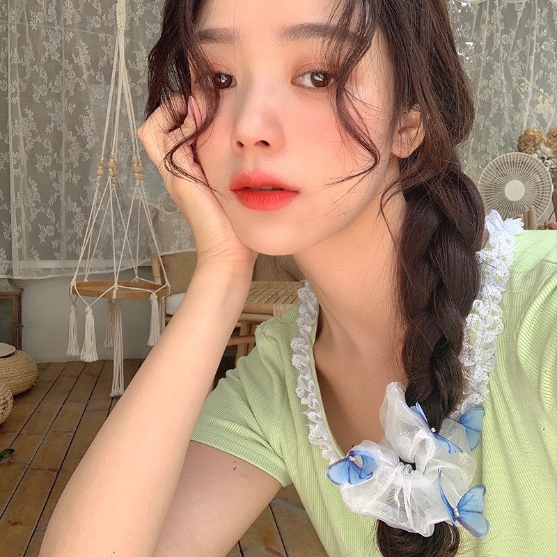 Cột tóc scrunchies - Cột tóc vải nhiều màu hottrend