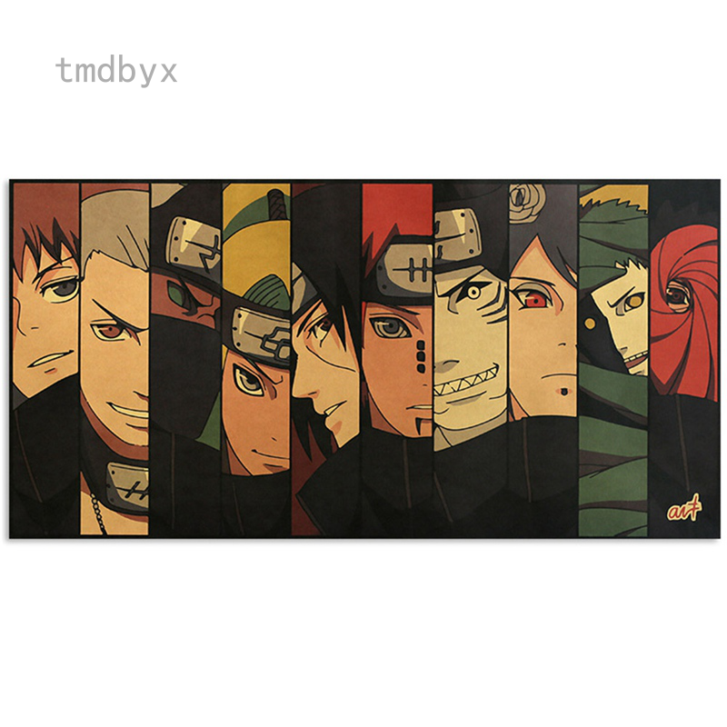 Tmdbyx Áp Phích Phim Hoạt Hình Naruto Dán Tường Trang Trí