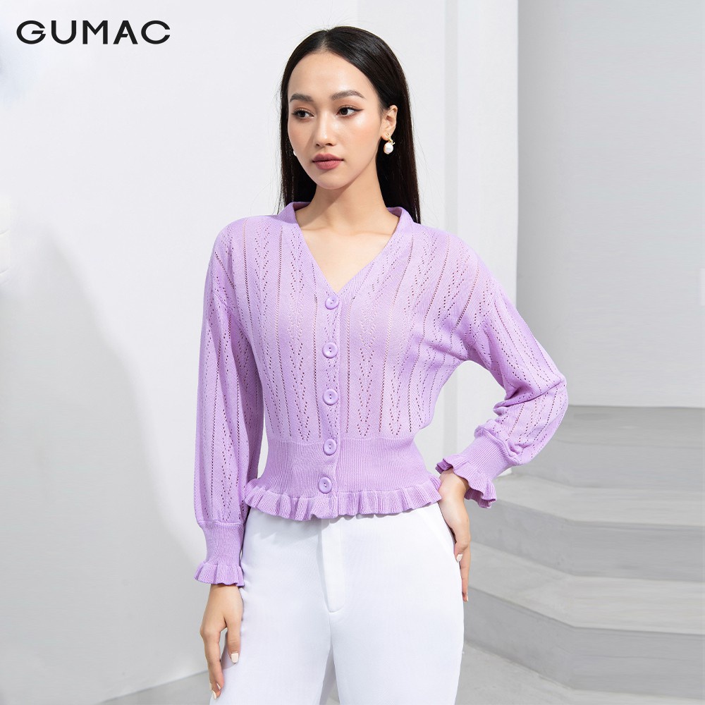 Áo cadigan gấu bèo GUMAC AA11303 | BigBuy360 - bigbuy360.vn