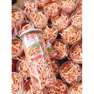 Khô mực xé sợi hấp nước dừa 300g