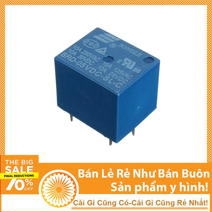 RELAY 10A 5P SRD SONGLE đóng ngắt thiết bị