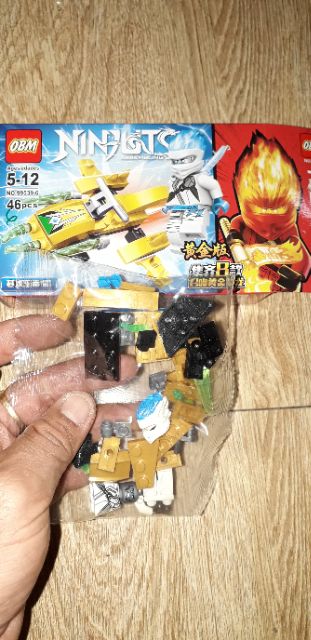 Lắp ráp 1 hộp LegoNinja rồng vàng 99539