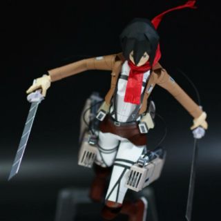 Mô hình giấy anime [Attack on Titan] Mikasa Ackerman