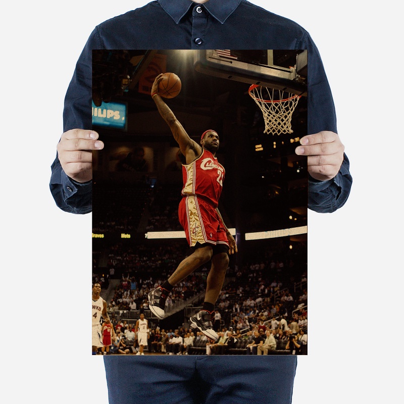 Poster Hình Ngôi Sao Bóng Rổ Nba 51 * 36cm