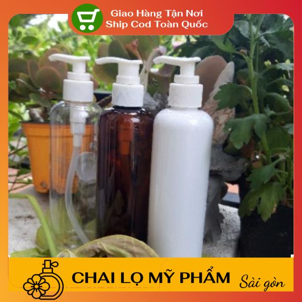 Chai Chiết Mĩ Phẩm ❤ SIÊU RẺ ❤ Chai xịt trong vòi nhấn 100ml,150ml,200ml,250ml, phụ kiện du lịch