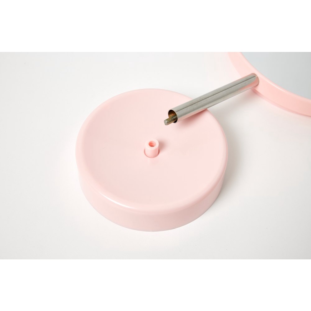 Gương Để Bàn ARTBOX Hàn Quốc Hai Mặt Hình Tròn Màu Hồng