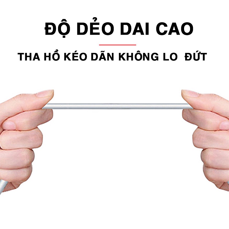 Cáp sạc 3 in 1 Y03 tiện lợi Type-C, Linghning, Micro, sạc nhanh, sạc cùng lúc cho các thiết bị Android, Iphone, Oppo,..