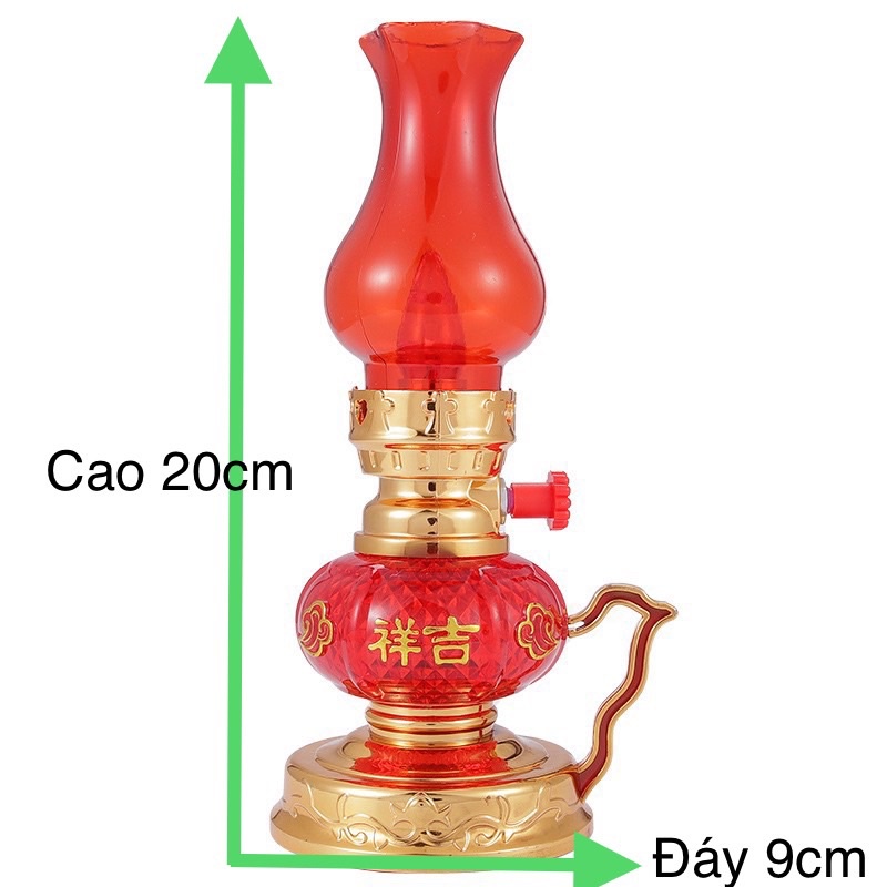 Đèn dầu điện tử chạy PIN hàng đẹp