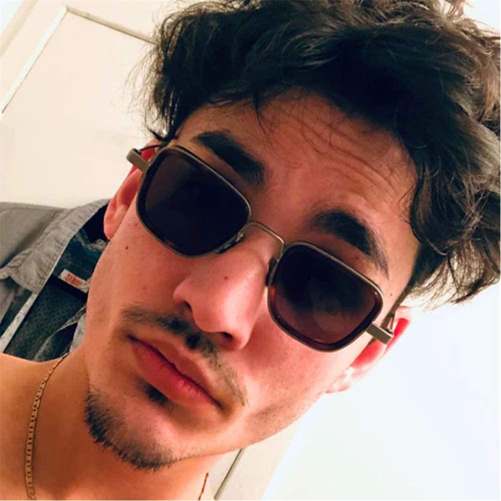 Kính Mát YVE Steampunk Chống Tia UV400 Gọng Kim Loại Cho Nam Và Nữ UV400