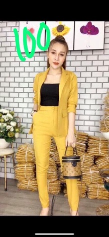 Sét áo vest 3 món(quần,áo vest,áo ống đen)