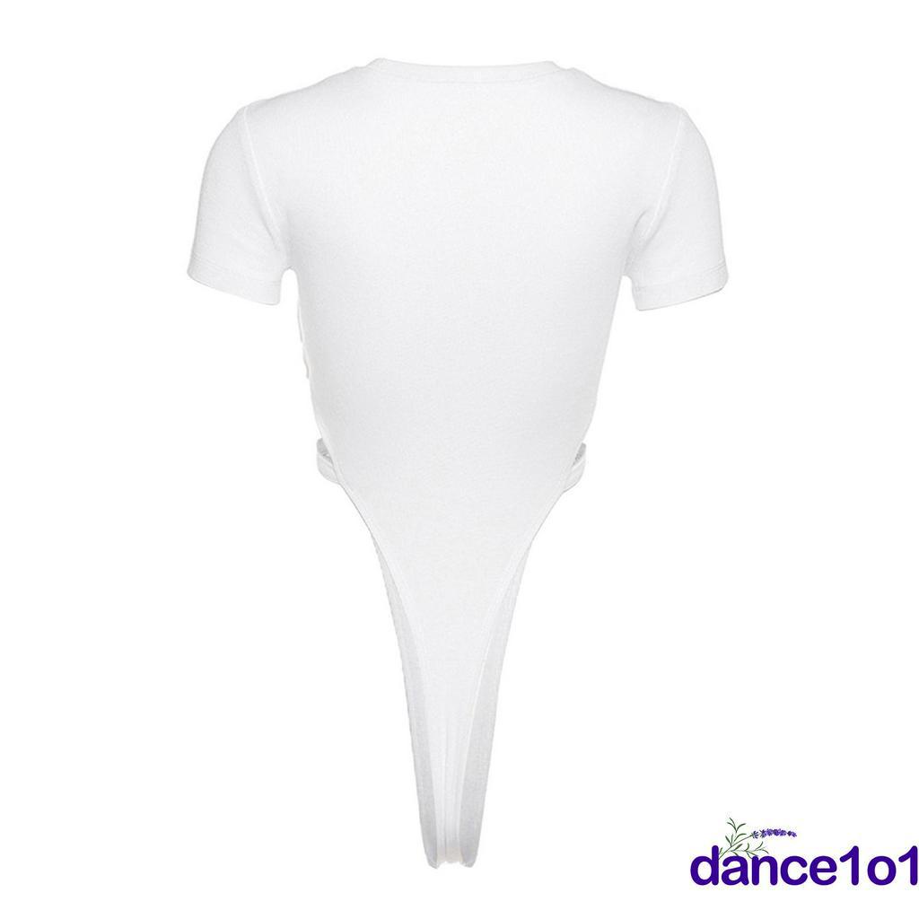 Áo thun nữ ngắn tay cổ tròn hở eo quyến rũ