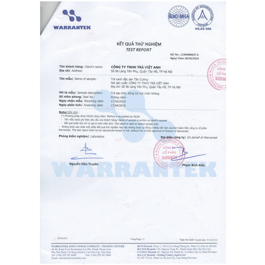 Trà xanh đặc sản Tân cương VIỆT ANH | BigBuy360 - bigbuy360.vn