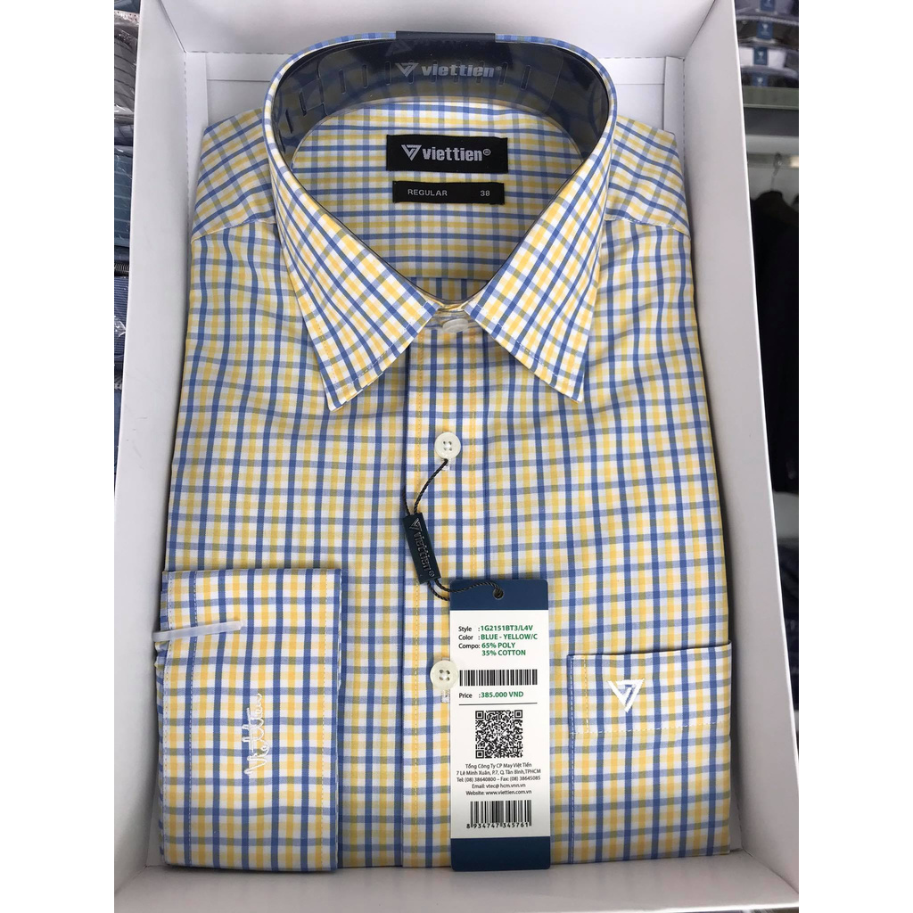 áo sơ mi nam dài tay hiệu Việt Tiến | BigBuy360 - bigbuy360.vn