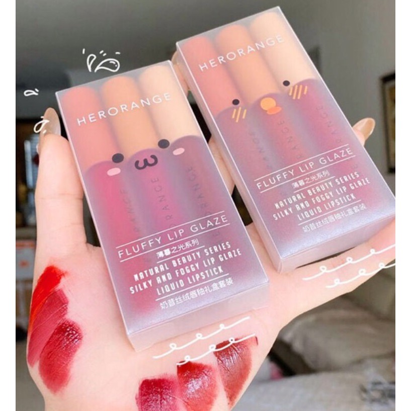Son kem lì HERORANGE mềm mịn tự nhiên dạng lỏng hiệu ứng mờ sương lâu trôi chống thấm nước sáng bóng . 2021. | BigBuy360 - bigbuy360.vn