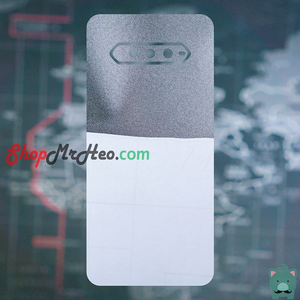 Skin Dán Mặt Sau Lưng Vân 3D BlackShark 3 - Black Shark 3 Pro - Blackshark 4 - BS 4 Pro - Carbon, Hình Hộp, Nhám, Vân Da