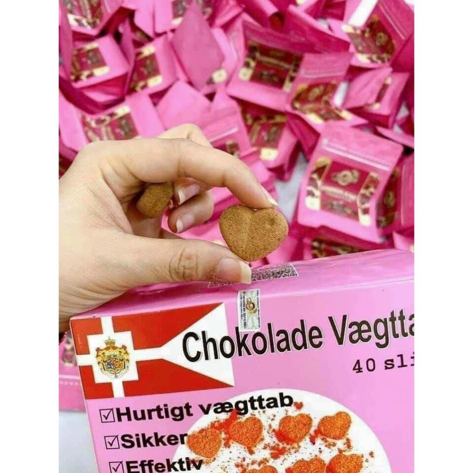Kẹo socola giảm cân Đan mạch chính hãng hộp hồng | BigBuy360 - bigbuy360.vn