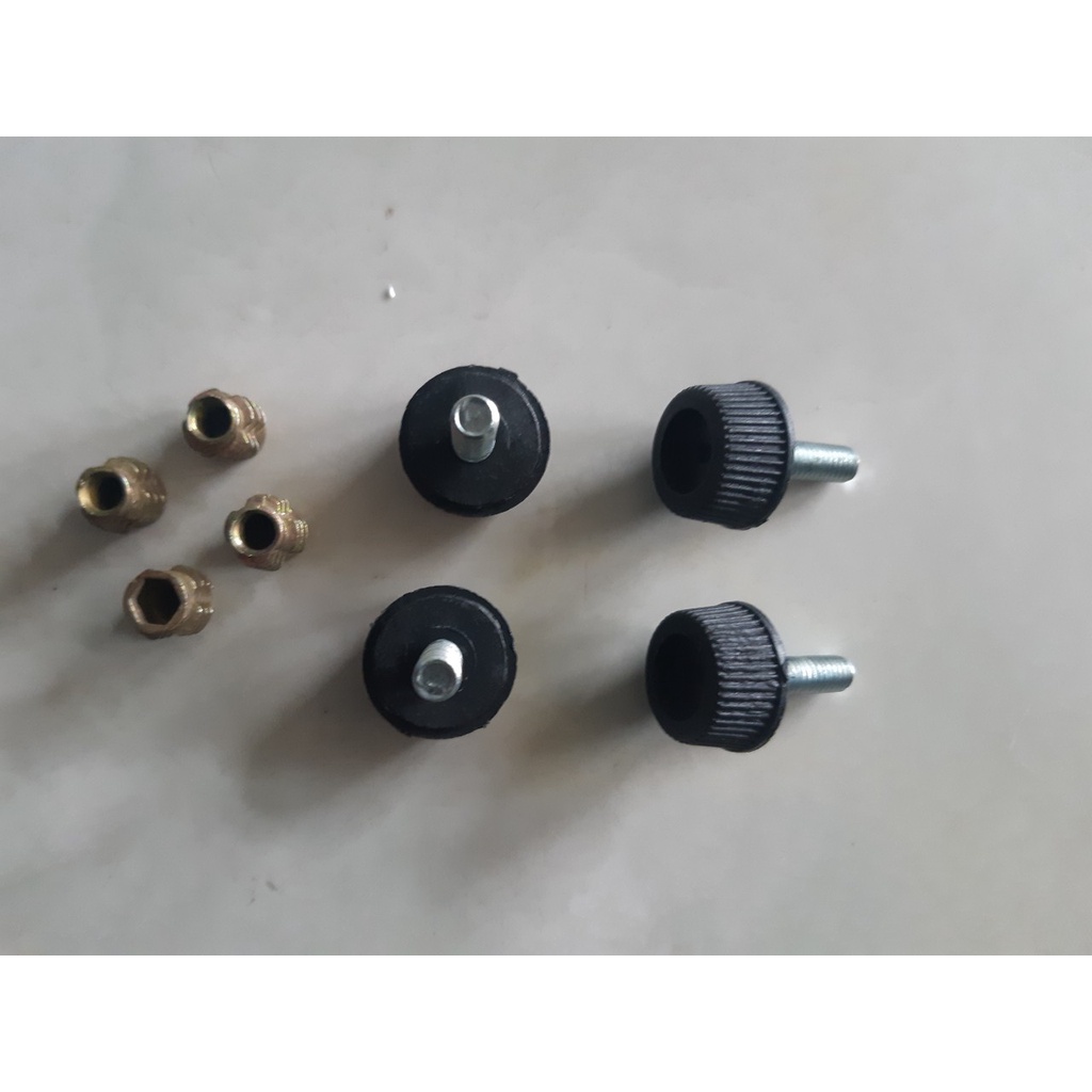 Combo 4 Chân tăng chỉnh bàn ghế phi 6li, 8i