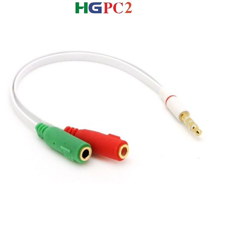 Jack gộp audio và mic 3.5 | Jack gộp tai nghe 3.5 (2đầu cái)