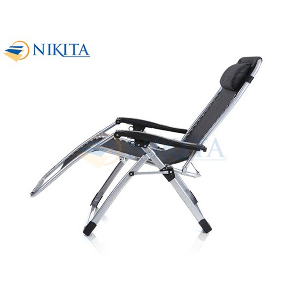 [XẢ KHOT] Ghế xếp thư giãn Nikita NIKA 139 - tải trọng 90kg - TẶNG gối siêu nhẹ (BH 12 tháng)