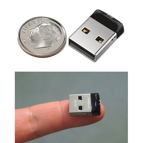 🌟USB mini siêu nhỏ, chống nước🌟 Sandisk Cruzer Fit CZ33 - USB 8GB / 32GB / 64GB 2.0 Chính hãng - Bảo hành 5 năm