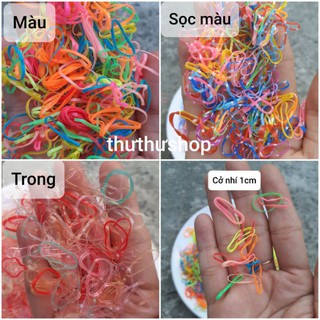 500g thun cột tóc nhí cho bé 1cm