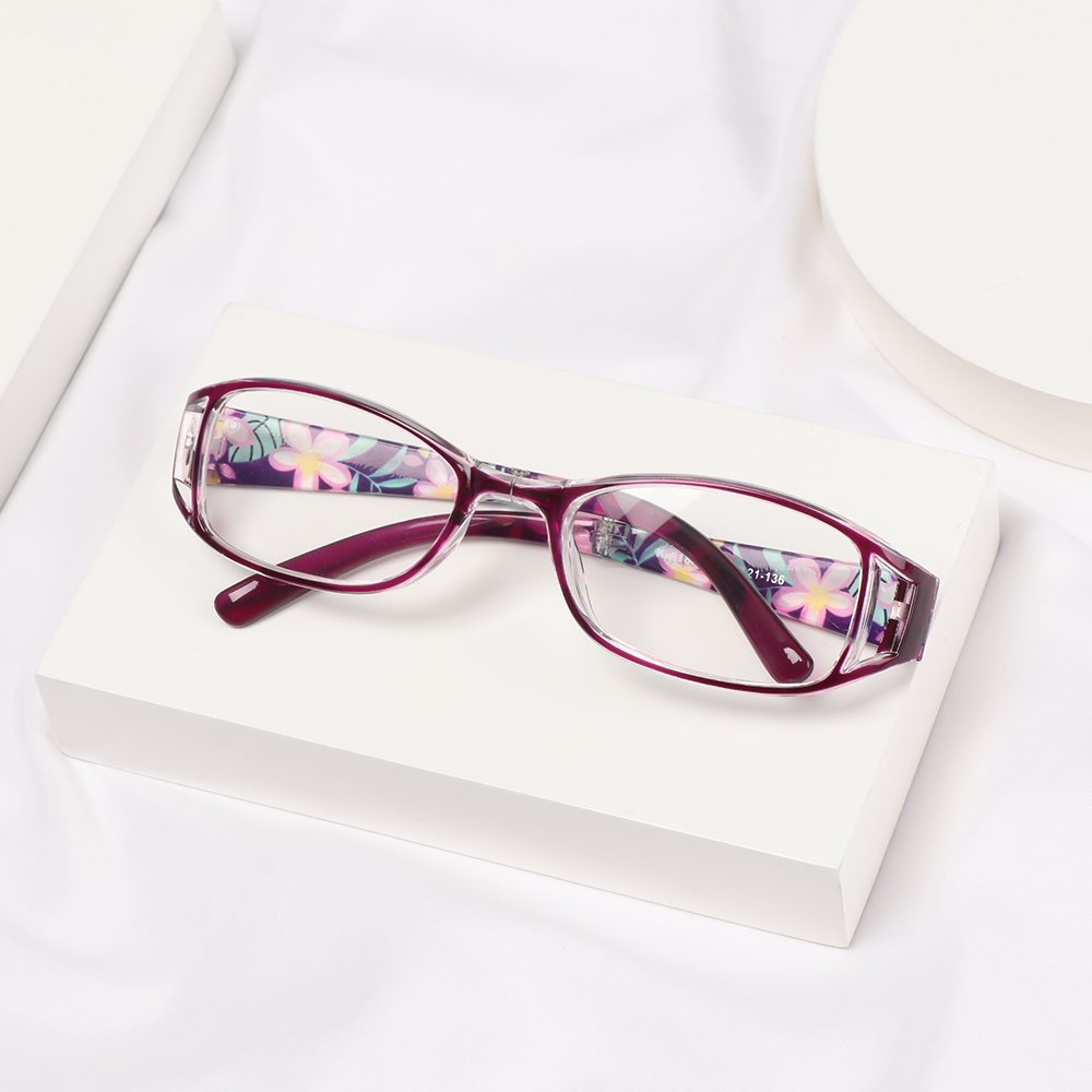 🌟YEW🌟 Fashion Foldable Reading Eyeglasses Radiation Protection Folding Presbyopia Eyewear Anti-blue Light Glasses Printing Vision Care Vintage Classic Men Women...