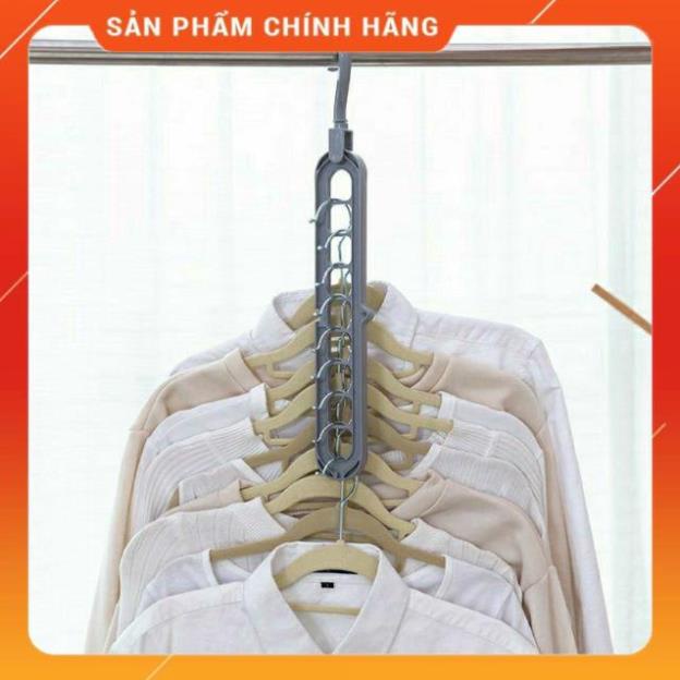 Móc Treo Quần Áo 9 Lỗ Đa Năng
