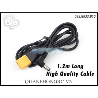 Dây Cáp Nguồn Kính FPV DC 5.5 Male (Đực) - XT60 Male (Đực) Cable For FPV Goggles 1.2 Mét 90 độ