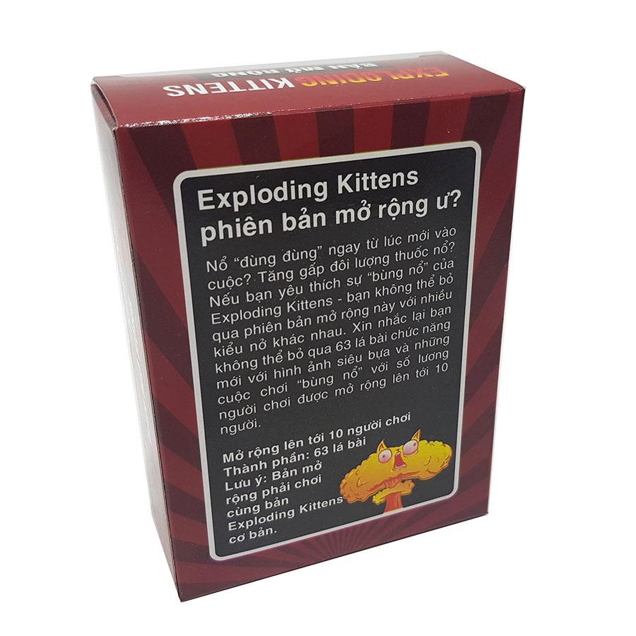 Mèo Nổ Exploding Kittens 4 Bản Mở Rộng Việt Hóa