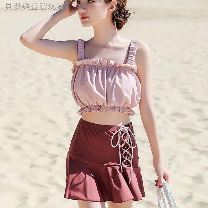 Bộ Đồ Bơi Mỏng Che Phủ Bụng Phong Cách Hàn Quốc | BigBuy360 - bigbuy360.vn