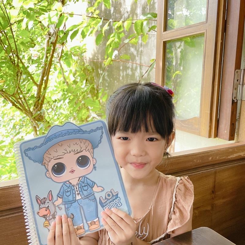 LOL BOY - học liệu bóc dán lol bjd 19 trang, học liệu thông minh vận động trí não, phát triển tư duy