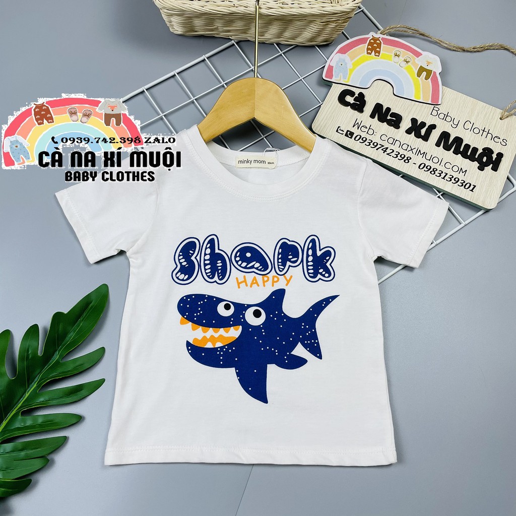 Áo Minky MomFREESHIPHàng Chuẩn Cao Cấp Ngắn Tay Họa Tiết Dể Thương Cho Bé