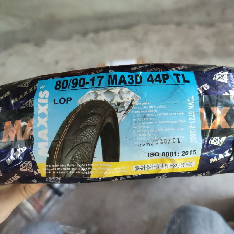 [Mã LIFEXANH03 giảm 10% đơn 500K] Cặp vỏ,lốp 70/90,80/90-17 maxxis chính hãng