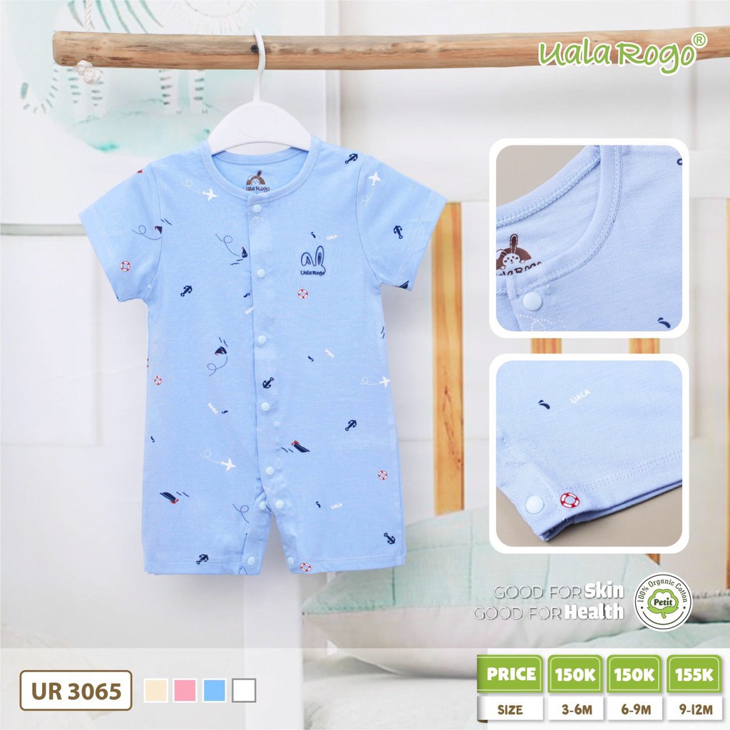 [CHÍNH HÃNG] Body khuy giữa họa tiết trẻ em UR3065 Uala Rogo