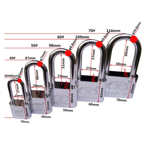 Ổ khóa cửa móc càng dài chống cắt cao cấp lõi đồng siêu bền nhiều kích thước SZ7Z2